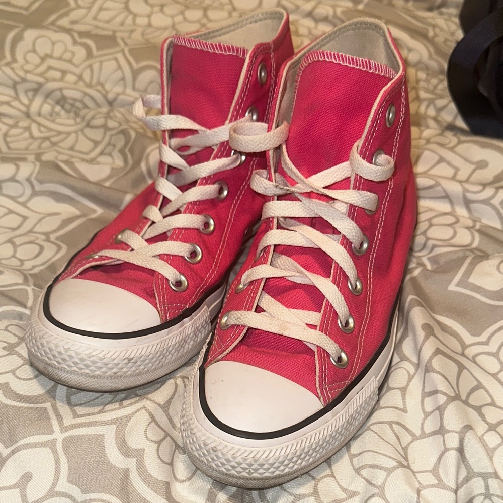 Hot Pink Converse High-Top